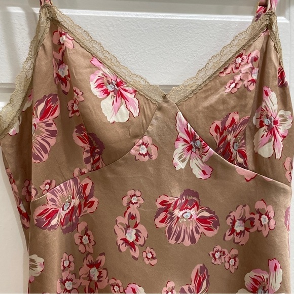 Express Silk Camisole Floral Lace Pink - Picture 2 of 9